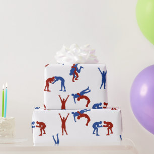 Freestyle Greco Roman Wrestling Pattern Geschenkpapier