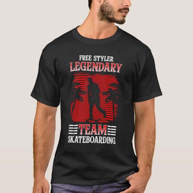 Freestyle Legendary Team Skateboarding T-Shirt (Vorderseite)