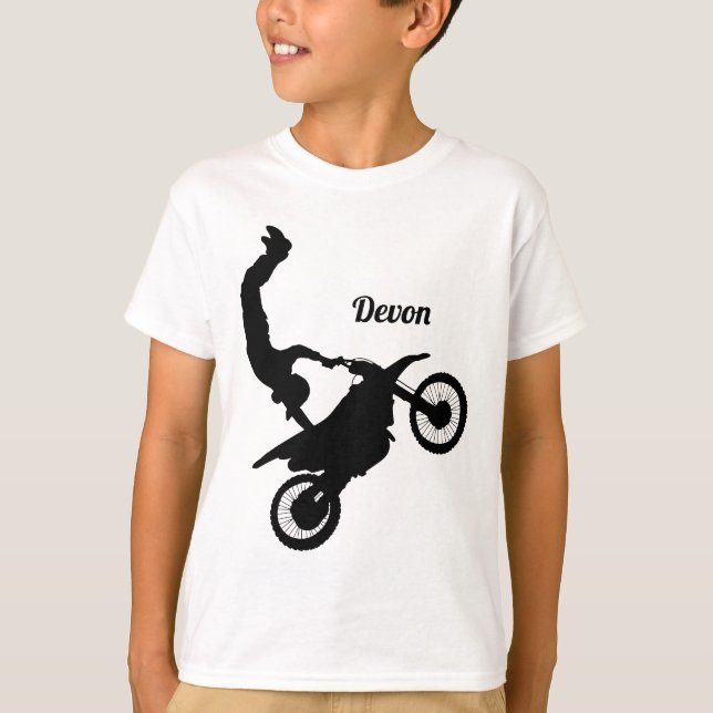 Freestyle Motocross-Tricks T-Shirt (Vorderseite)