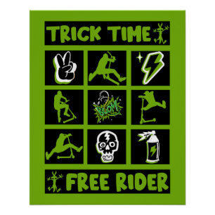 Freestyle-Roller Poster