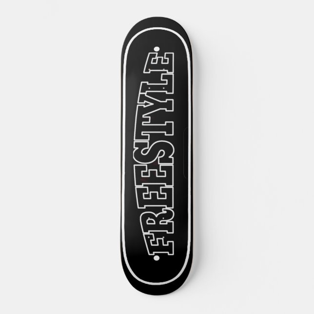 Freestyle Skateboard, Freestyle Skateboard, Deck Skateboard (Vorderseite)