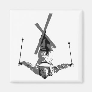 Freestyle Skiing Magnet