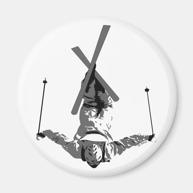 Freestyle Skiing Magnet (Vorne)