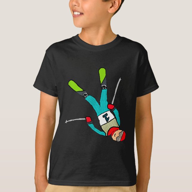 Freestyle skiing  T-Shirt (Vorderseite)