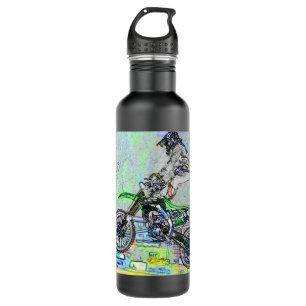 Freestyle Stuntman - Motocross Rider Edelstahlflasche