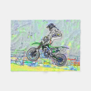 Freestyle Stuntman - Motocross Rider Fleecedecke