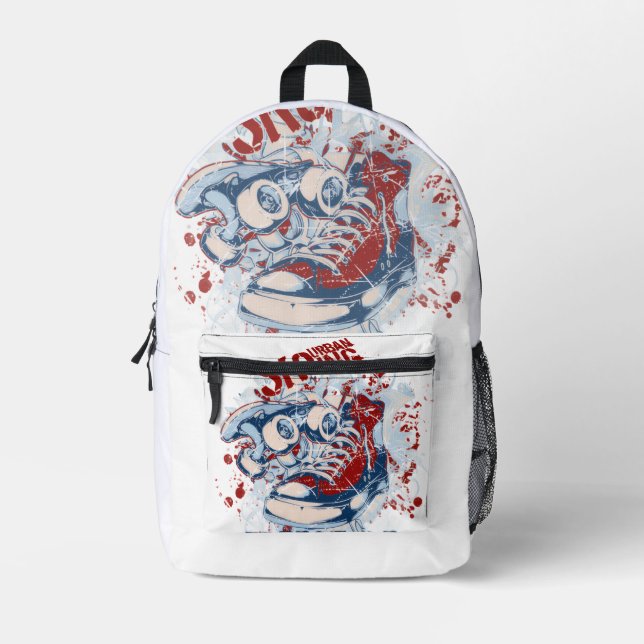Freestyle-Tasche Bedruckter Rucksack (Vorderseite)