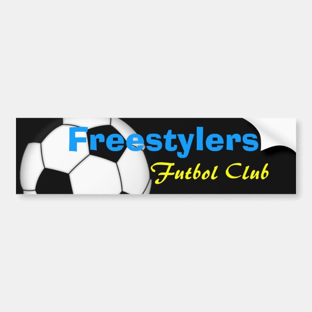 Freestylers futbol Verein Autoaufkleber (Vorne)