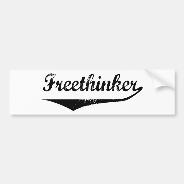 Freethinker 2 autoaufkleber (Vorne)