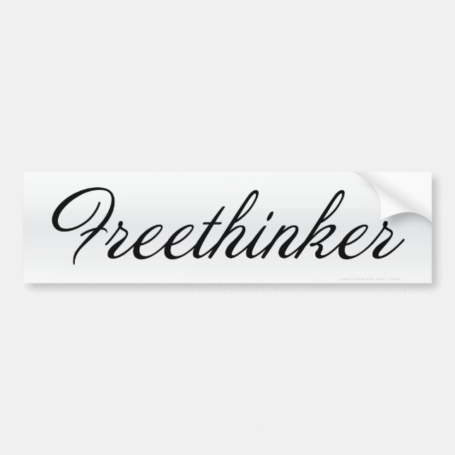 Freethinker-Autoaufkleber Autoaufkleber (Vorne)
