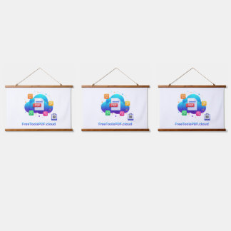 FreeToolsPDF – Fun Digital Power on Your Shirt!  Wandteppich Mit Holzrahmen