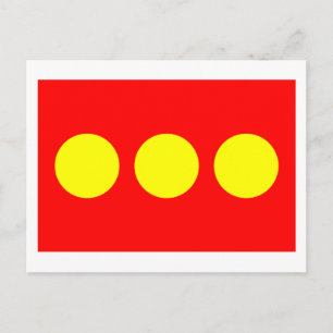 Freetown Christiania Flag Postkarte