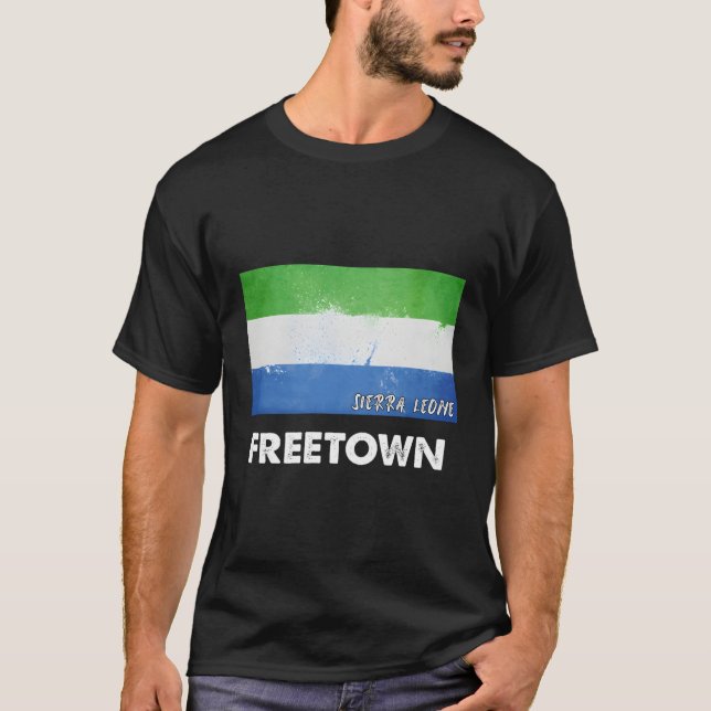 Freetown Sierra Leone T-Shirt (Vorderseite)