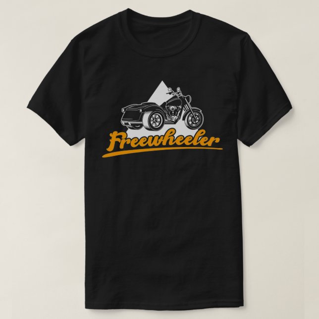Freewheeler Trike Rider Tricycle Triker Trikes Mot T-Shirt (Design vorne)