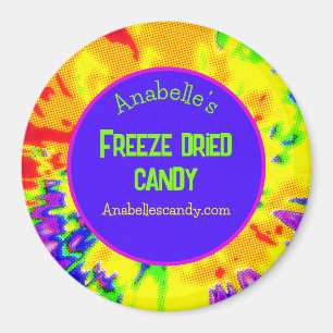 Freeze getrocknete Candy Colorful Personalisiert B Magnet