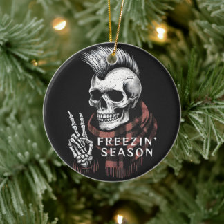 Freezin' Saison Keramik Ornament