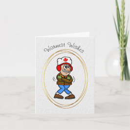 Freezing Canadian Funny Canada Day Card Karte