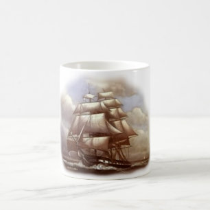 Fregatte"alter Ironsides" USS-Konstitution Kaffeetasse