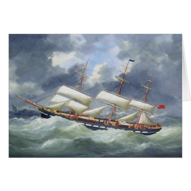 Fregatte Trainingsschiff Atalanta 1885 (Vorderseite (Horizontal))