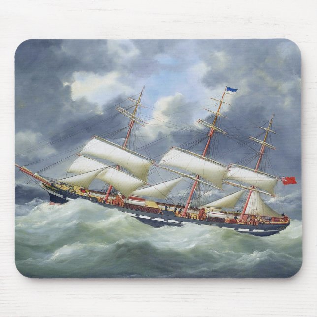 Fregatte Trainingsschiff Atalanta 1885 Mousepad (Vorne)