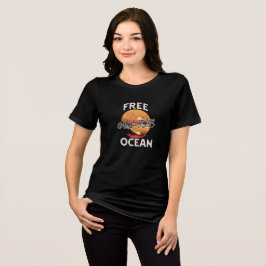 Frei als Ozean - Küstenfreiheitsästhetik Tri-Blend Shirt
