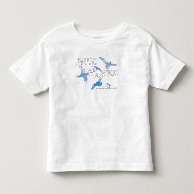 Frei als Vogel Kleinkind T-shirt (Vorderseite)