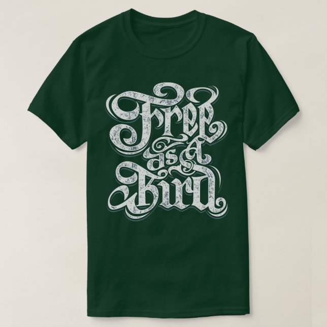 Frei als Vogel T-Shirt (Design vorne)