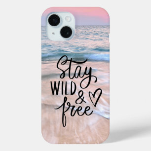 frei bleibe   Zitat zur Beach-Fotografie Case-Mate iPhone Hülle