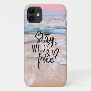 frei bleibe   Zitat zur Beach-Fotografie Case-Mate iPhone Hülle