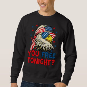 Frei die amerikanische Flagge des Adlers Mullet 4 Sweatshirt