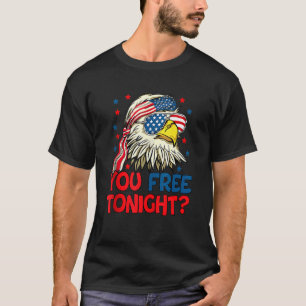 Frei die amerikanische Flagge des Adlers Mullet 4 T-Shirt