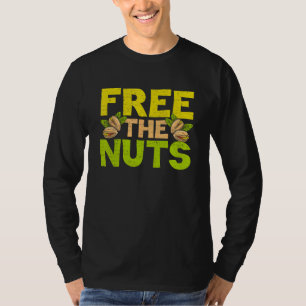 Frei die Nuts Cashews Salzen ungesalzene Nut Pista T-Shirt