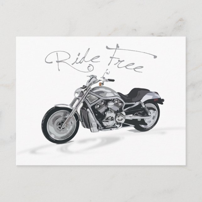 Frei fahren postkarte (Vorderseite)