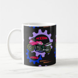 Frei fahrende und sichere Motorräder Kaffeetasse