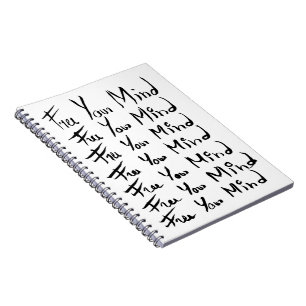 FREI! Motivierend Kalligraphie Notizblock