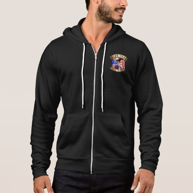 frei oder Die, Motorradpatt, Adler, Hoodie (Vorderseite)