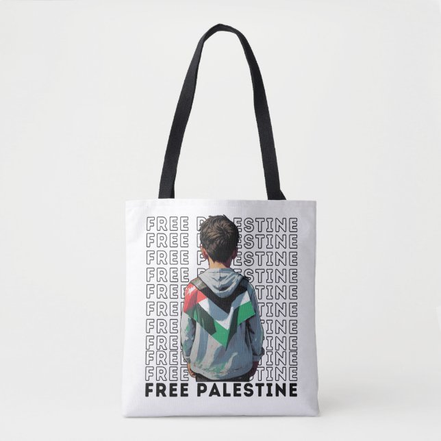FREI PALESTINE weiß (Vorderseite)