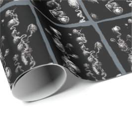 Frei schwimmende Bio Aberrationen Geschenkpapier