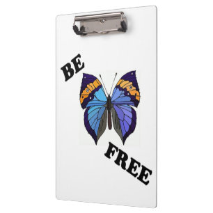 " FREI SEIN " BUTTERFLY KLEMMBRETT