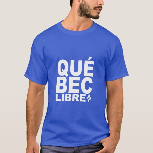 Frei von Québec T-Shirt (Vorderseite)