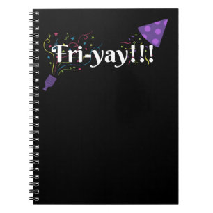Frei-yay! Freitag-Notizbuch Notizblock