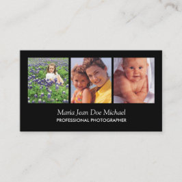 Freiberuflich tätige Fotograf-Visitenkarte Visitenkarte