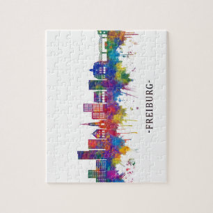 Freiburg Deutschland Skyline Puzzle