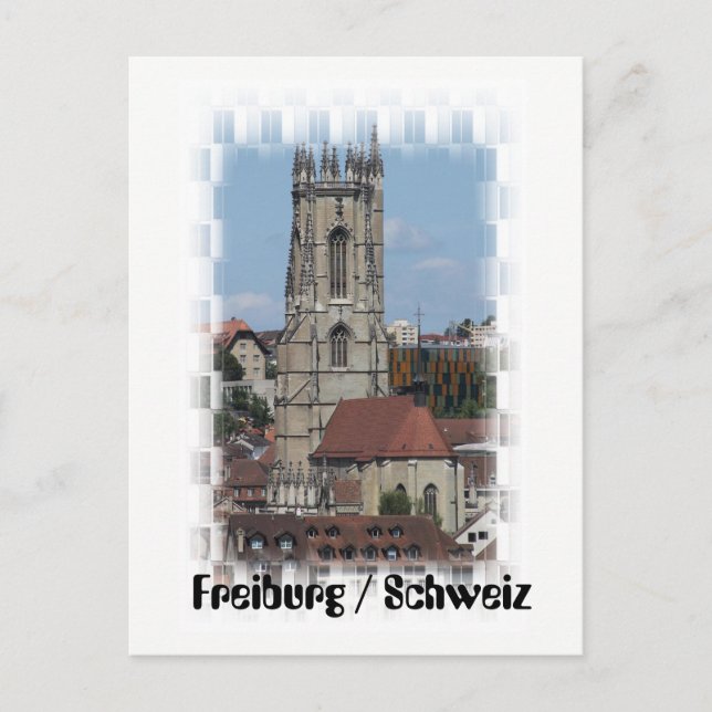 Freiburg / Fribourg Postkarte (Vorderseite)