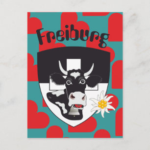 Freiburg / Fribourg Schweiz Suisse Postkarte