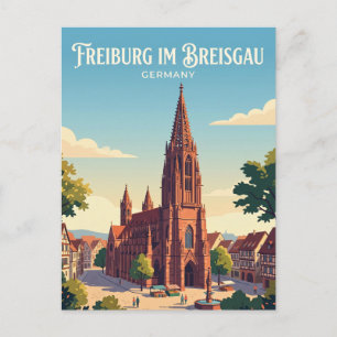 Freiburg im Breisgau Deutschland Postkarte