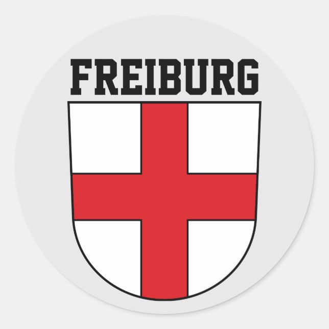 Freiburg im Breisgau - DEUTSCHLAND Runder Aufkleber (Vorderseite)