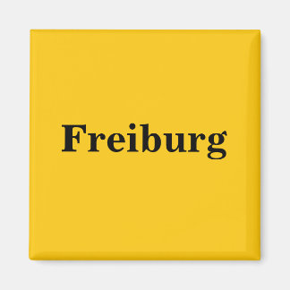 Freiburg Magnet Schild Gold Gleb