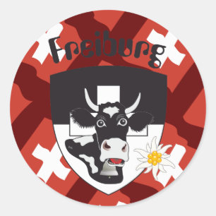 Freiburg Schweiz Suisse Svizzera Aufkleber