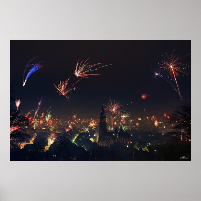 Freiburg Silvester 2011/2012 Poster (Vorne)